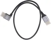 Totority Sturdy Aluminum Alloy Monitor Cable Short Video Cord Male to Male for Tvs Computers Gaming Consoles