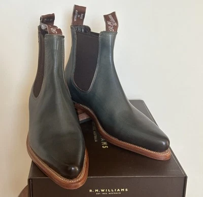 ⭐️SALE!⭐️ $745 RM WILLIAMS Millicent Burnished Teal Boots Size AU 5.5 5.5D EU 35