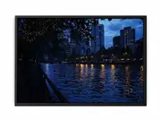 Yarra River Twilight Framed Print Fine Art Poster Print