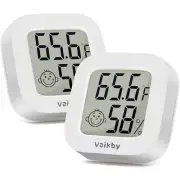 Indoor Thermometer 2Pack, Humidity Gauge Meter Digital Hygrometer Room
