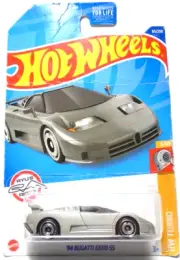 2022 HOT WHEELS '94 BUGATTI EB110 SS HW TURBO GRAY SILVER 1:64 DIECAST 2.75" CAR