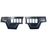 Polaris RZR XP1000 XP 900s 2016 Turbo 8 Switch Black 2 Piece Aluminum Dash Panel