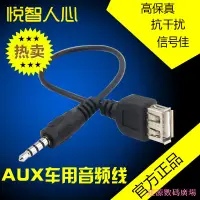 在飛比找蝦皮購物優惠-建源數位廣場 悅智人心 USB母頭轉3.5 aux車用音頻線