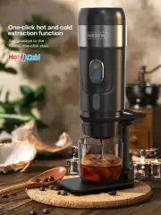 HiBREW DC12V Portable Expresso Coffee Machine for Car & Home Fit Nespresso Dolce
