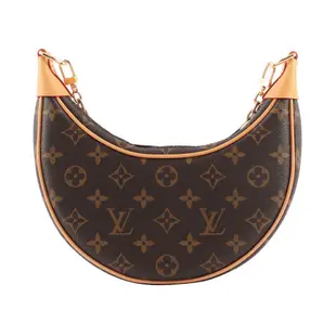 【Louis Vuitton 路易威登】Monogram Loop 半月肩背/手提包 M81098/ 平行輸入