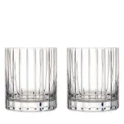 Rogaska Avenue Double Old-Fashioned Glasses, Set of 2