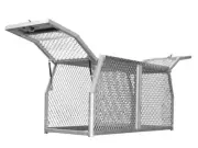 PRICED TO CLEAR! Aluminium Ute Dog Box 1780x700x850mm 2 Gullwing Doors with Gas