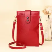 Retro Mini Shoulder Bag For Casual Cross Body Use Red Women's Bags & Handbags