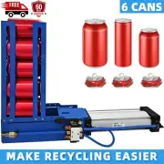 Pneumatic Can Crusher with 6 Cans Design Aluminum Can Crushers for Recycling