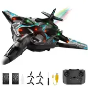 RC Plane 4 Channel, Remote Control Airplane Fighter with 3 Modes, Stunt Roll, Co