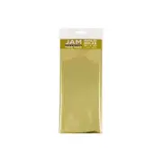 JAM Paper Gift Tissue Paper Gold Mylar 3 Sheets/Pack (11734227)