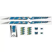 BOSS - Cruiser - Blue and Yellow decal set - old school bmx