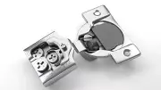 Berta 4-Pack, 3/4 inch Overlay Soft Closing Face Frame Cabinet Hinges, 105 De...