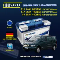 在飛比找蝦皮購物優惠-CS車材-VARTA 華達電池 BENZ V CLASS V