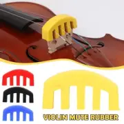 Violin Mute -Rubber 1/2 3/4 4/4 Practice Mute For String Instrument New D6X8