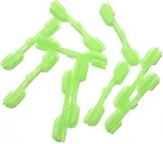 Rod Tip Light Holder Night Fishing Clip on Fluorescent Glow Sticks Connectors L 10PCS Fishing Light Stick Clip