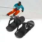Mini Ski Skates Short Thin Skating Skis Attach To Skis Boots Winter Shoes GO