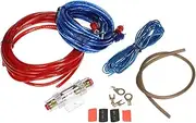 RAYWE 1200W Car Audio Subwoofer Amplifier Installation Kit AMP RCA Wiring Kit Cable Fuse Holder Wire Cable