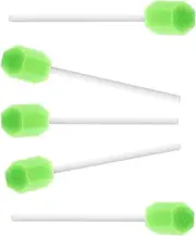 (250 PCS) JIESI Sterile Sponge Mouth Swabs(Green）