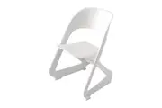 ArtissIn Dining Chairs Office Seat Stackable Plastic X4 White