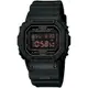 CASIO G-SHOCK 絕對強悍霧黑經典方形計時錶/DW-5600MS-1