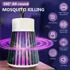 Silent Electric Bug Zapper Lamp UV Mosquito Trap for Outdoor & Indoor Protection