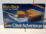 pyrex clear advantage 3 qt baking dish