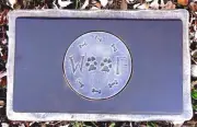 Dog bench top mold plaster concrete cement garden mould 22" x 13.5" x 2.25"