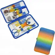 Nail Clippers Set Portable Multifunctional Home Manicure Tools with Box Travel Beauty Kit Travel Manicure Kit Nail Care Kit Nail Cutting Kit B