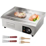 3000W 54cm Commercial Electric Countertop Griddle Flat Top Grill Hot Plate