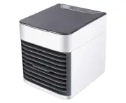Portable Air Conditioner Fan, Air Cooler, Humidifier and Purifier 3-in-1 USB Desktop Air Conditioner with Waterbox, 7 Color LED Night Light
