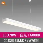 【HONEY COMB】北歐簡約LED78W吊燈白光(V2056B)