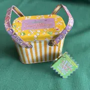 Muffy VanderBear ~ Sewing Lesson Tin ~Muffy’s Sewing Things Apron Pattern Fabric