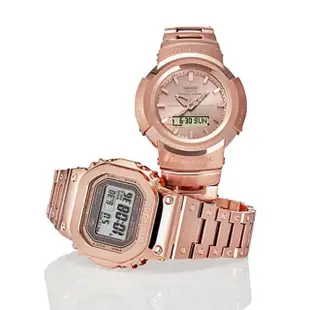 【CASIO 卡西歐】G-SHOCK 全金屬 太陽能 電波藍牙多功能腕錶 母親節 禮物(GMW-B5000GD-4)