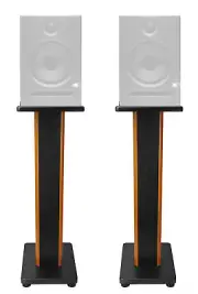 (2) Rockville 28" 2-Tone Studio Monitor Speaker Stands For Presonus Eris E8