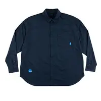 在飛比找ETMall東森購物網優惠-NCAA 寬版長袖男襯衫 深藍色 73251477 80 n