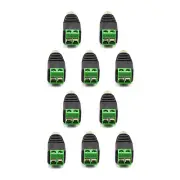 10X New Speaker Wire Cable To Audio Female RCA Connector Adapter Jack Plug v