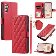 For Samsung Galaxy S23 FE ic Phone Case Rhombus Grid Shockproof Cover