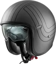 Premier Vintage EX, open face helmet , color: Matt Dark Grey/Black , size: M