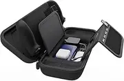 Carrying Case Compatible with Steam Deck, Protective Hard Shell Carry Case Built in Storage Card Slot Stand, Portable Travel Carrying Case Pouch for Steam Deck (Black)