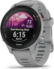 Garmin Forerunner® 255S, Smaller GPS Running Smartwatch, Advanced Insights, Long-Lasting Battery, Powder Gray