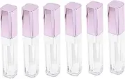 minkissy 6pcs Empty Eyelashes Mini Eyeliner Tube Bottle Empty Eyeliner Tube Containers Lash Mascara Container Bottle Lip Bottle Lip Gloss Empty Mascara Tube Purple Abs