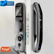 Smart Door Lock Biometric Fingerprint Security Password Key IC Card Unlock APP