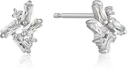 [ANIA HAIE] 32014128 Women's Glow Stud Earrings 925 Silver Zirconia