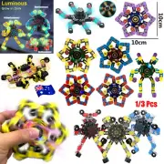 Fidget Spinner Toys Transformable Chain Robot Fingertip Gyro Stress Relief Toys-