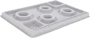 COOPHYA Bead Making Tray Jewelry Design Plate Bracelet Display Stand Diy Craft Organizer