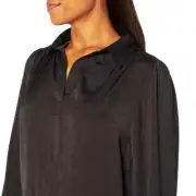 Banana Republic Ladies Satin Pullover, Black, X-Large