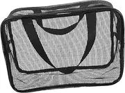 Alipis Portable Mesh Shower Bag 2-in-1 Tote Gym Bag Lightweight Travel Organizer for Women Men