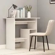 Desk White 80x45x74 cm Chipboard