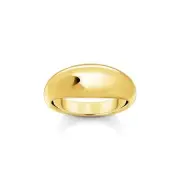 Genuine THOMAS SABO Ring in timeless design gold
